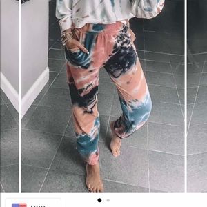 Size small tie dye joggers